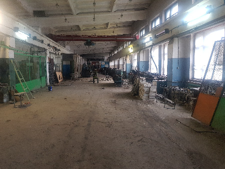 В техникуме проводится подготовка к ремонту помещений мастерских.